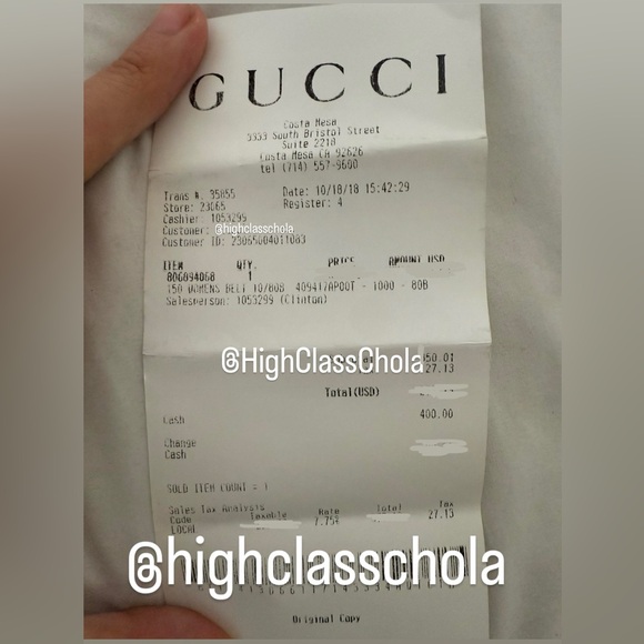 Gucci GG Marmont thin belt - Picture 6 of 6